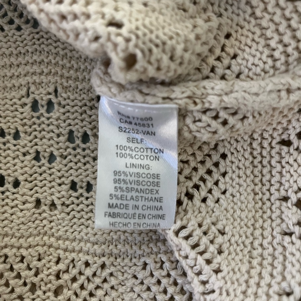 NWT Saltwater Luxe Crochet Maxi DressSize Medium - Picture 5 of 9